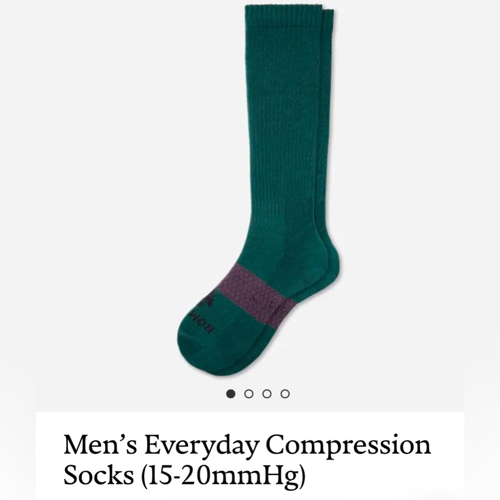 Bombas Men's Everyday Compression Socks (15-20mmHg)